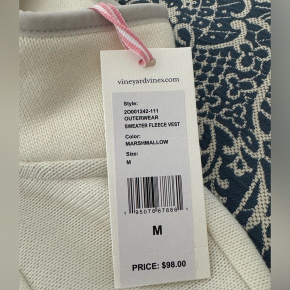 BRAND NEW WITH TAGS VINEYARD VINES VEST - MEDIUM - Picture 5 of 10